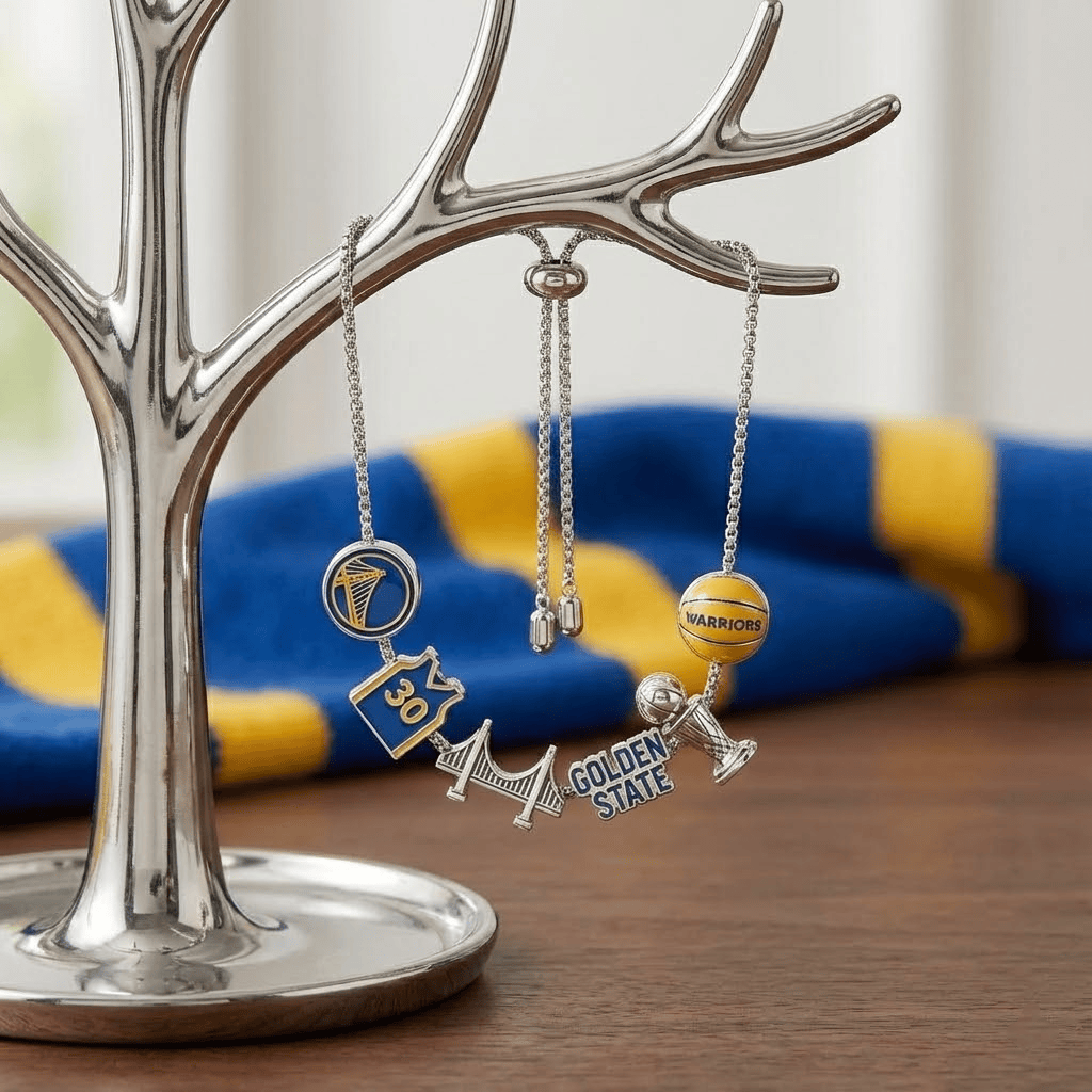 GSW Adjustable Charm Bracelet HTTT