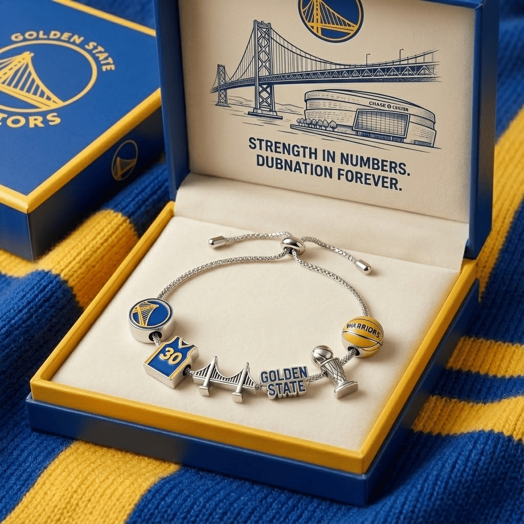 GSW Adjustable Charm Bracelet HTTT