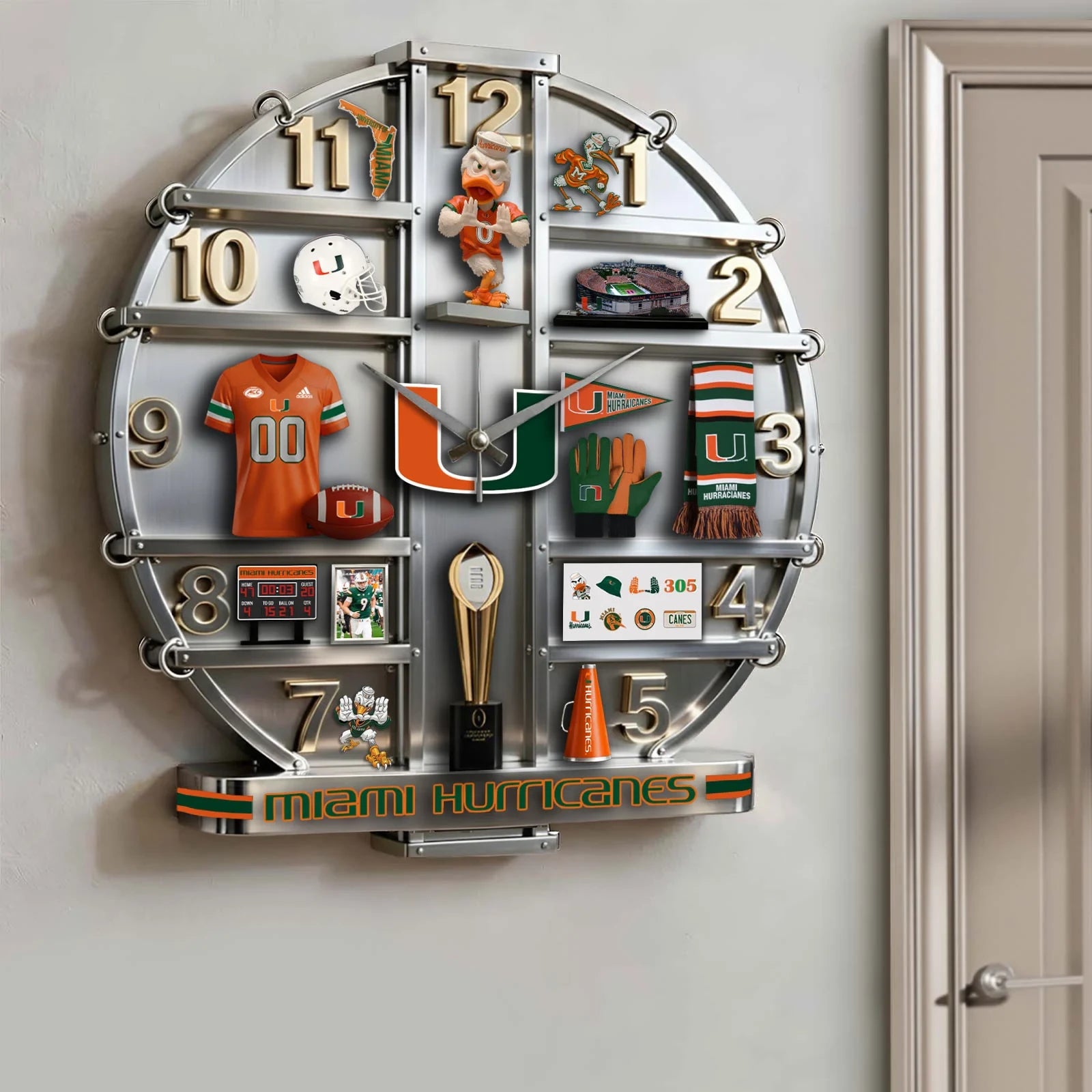 PREMIUM MHC Home Decorative Acrylic Wall Clock LNTH