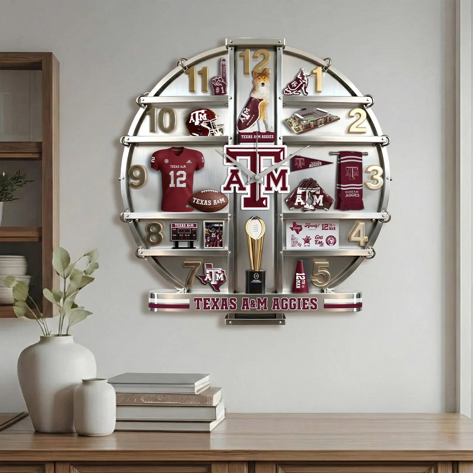 PREMIUM TAMA Home Decorative Acrylic Wall Clock LNTH