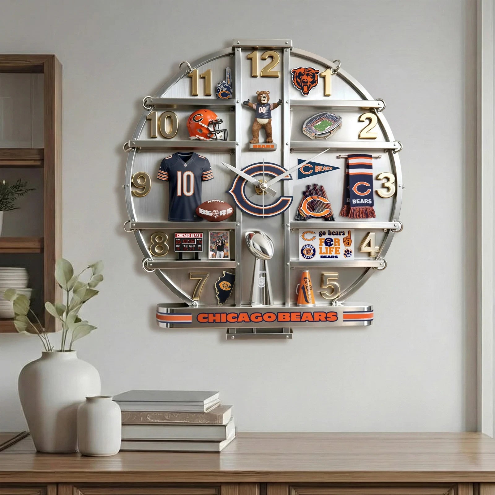 PREMIUM CCB Home Decorative Acrylic Wall Clock LNTH