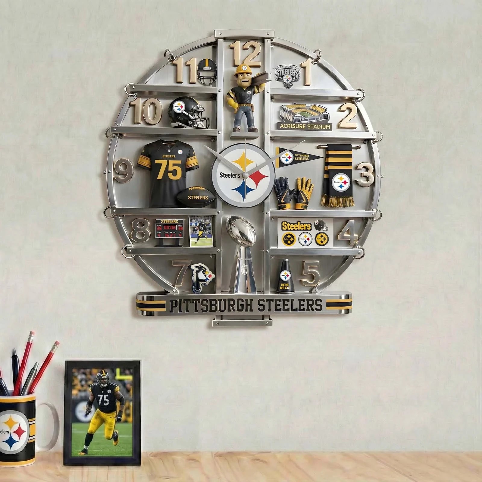 PREMIUM PBS Home Decorative Acrylic Wall Clock LNTH
