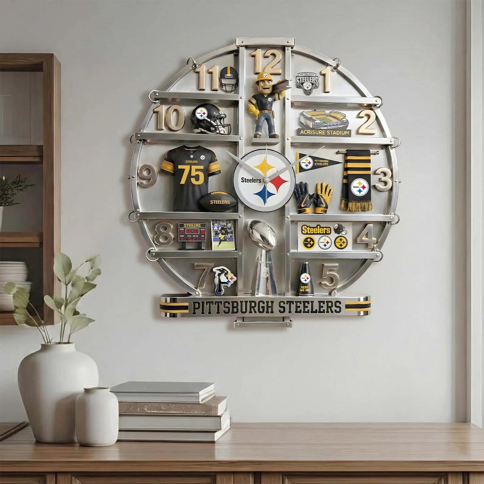 PREMIUM PBS Home Decorative Acrylic Wall Clock LNTH