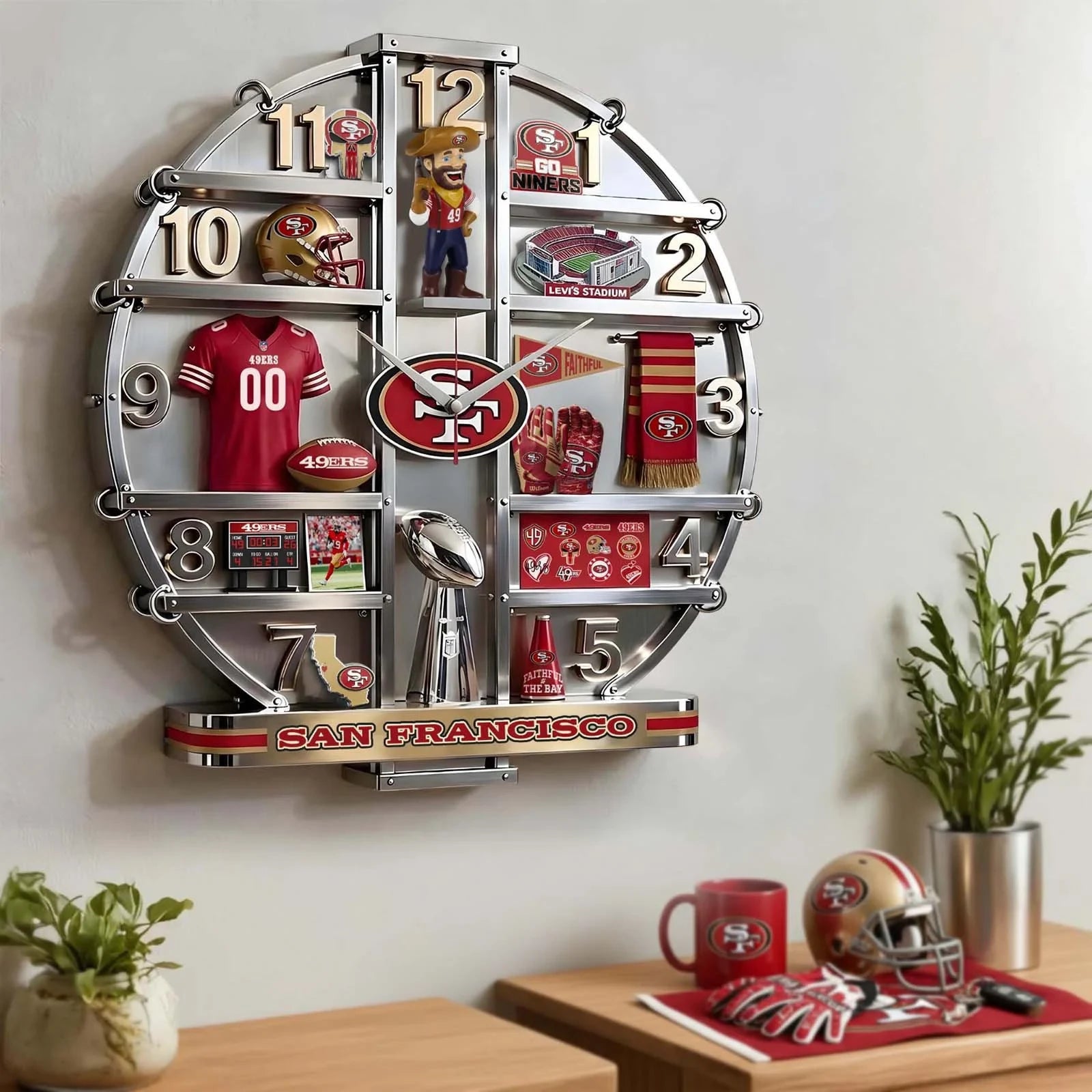 PREMIUM SF49 Home Decorative Acrylic Wall Clock LNTH