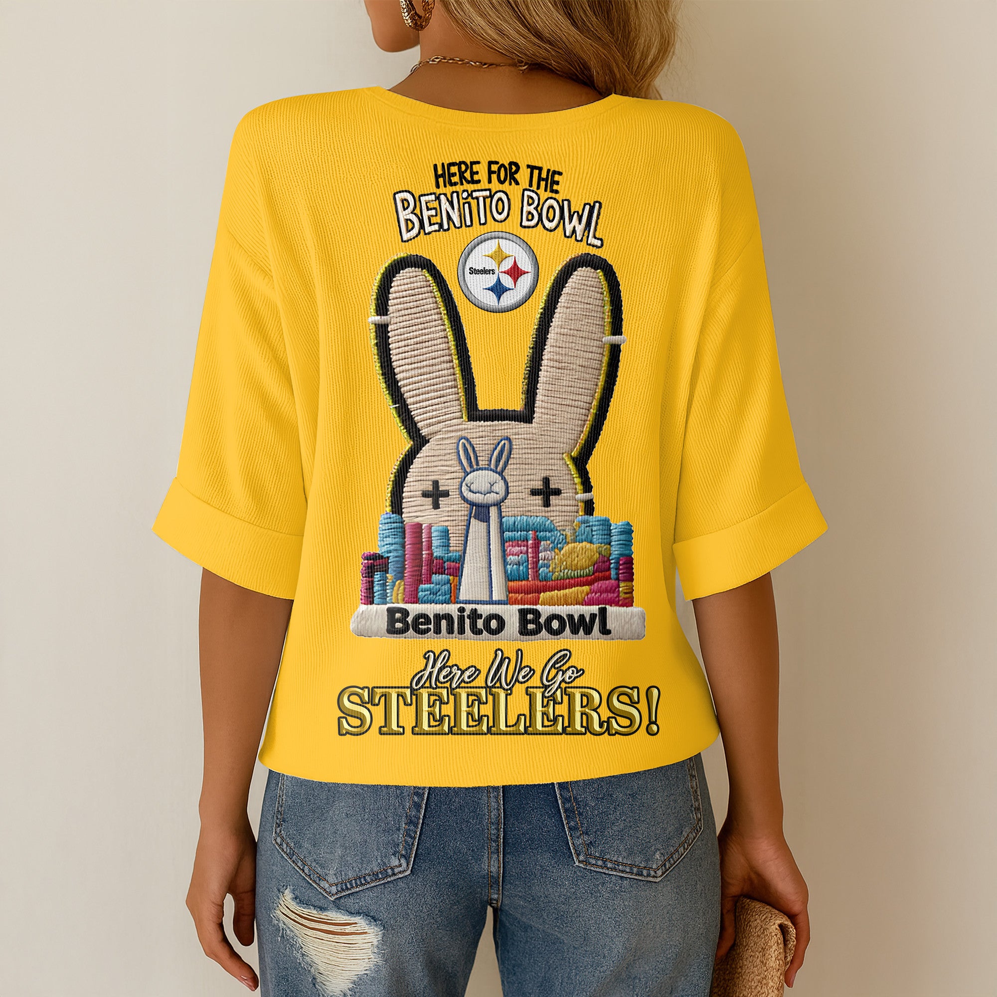 PBS V-neck Long Sleeve Shirt DAT