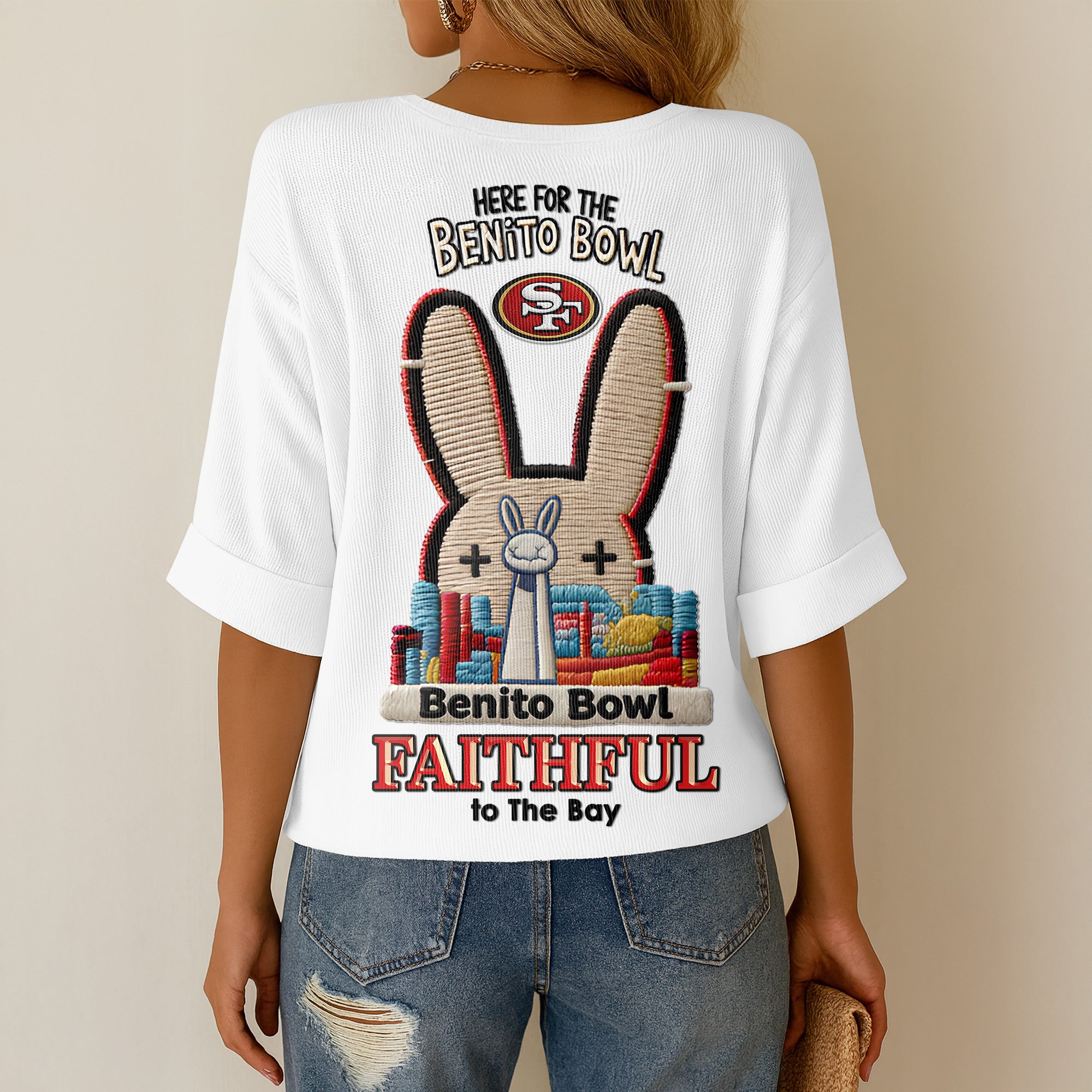 SF49 V-neck Long Sleeve Shirt DAT