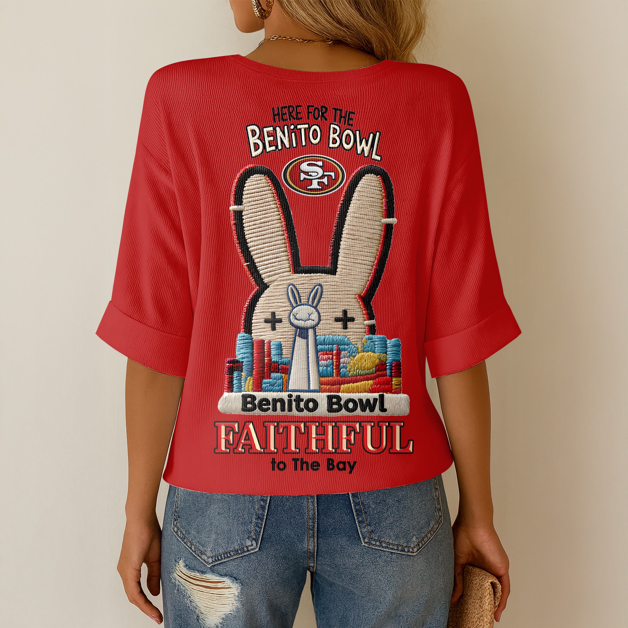 SF49 V-neck Long Sleeve Shirt DAT