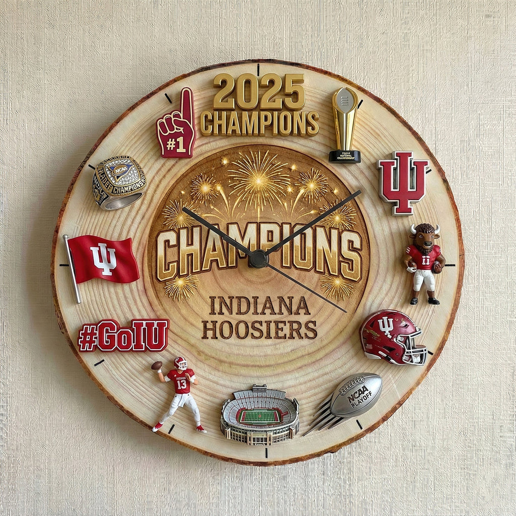 IDH Wooden Wall Clock HTTT