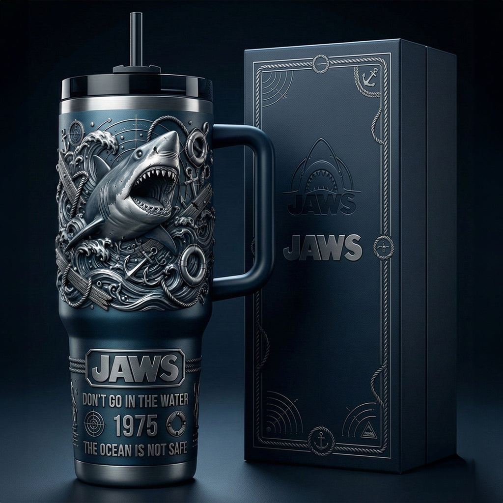 JAWS 40oz Tumbler With Handle HTTT