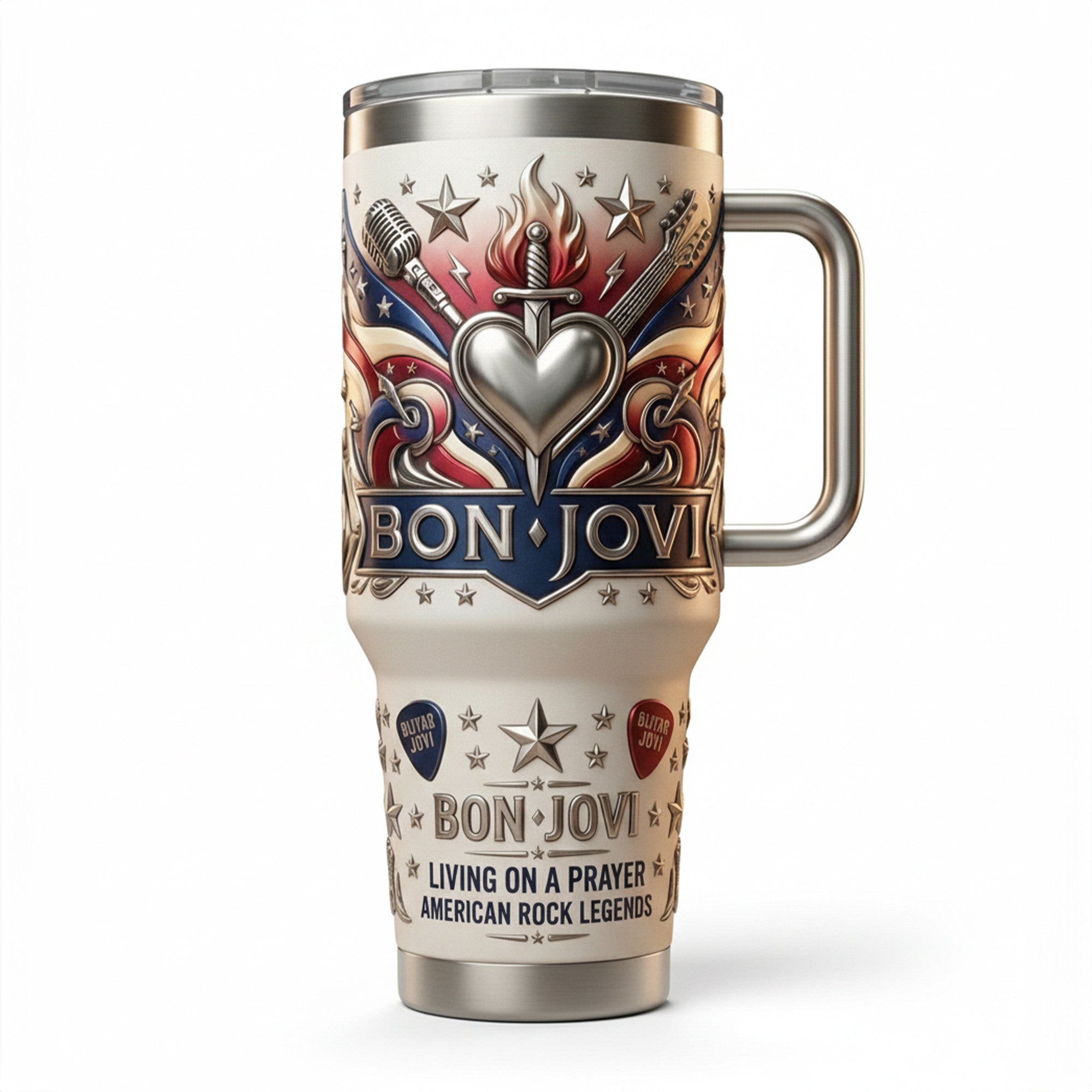 BJV 40oz Tumbler With Handle HTTT