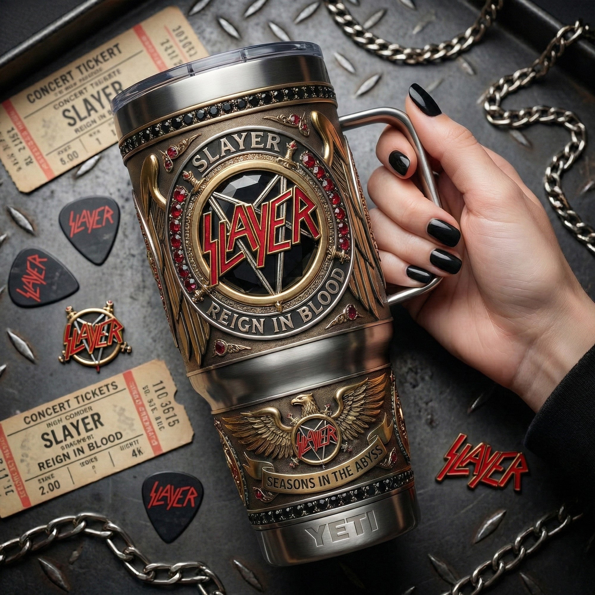 SLER 40oz Tumbler With Handle LNTH2