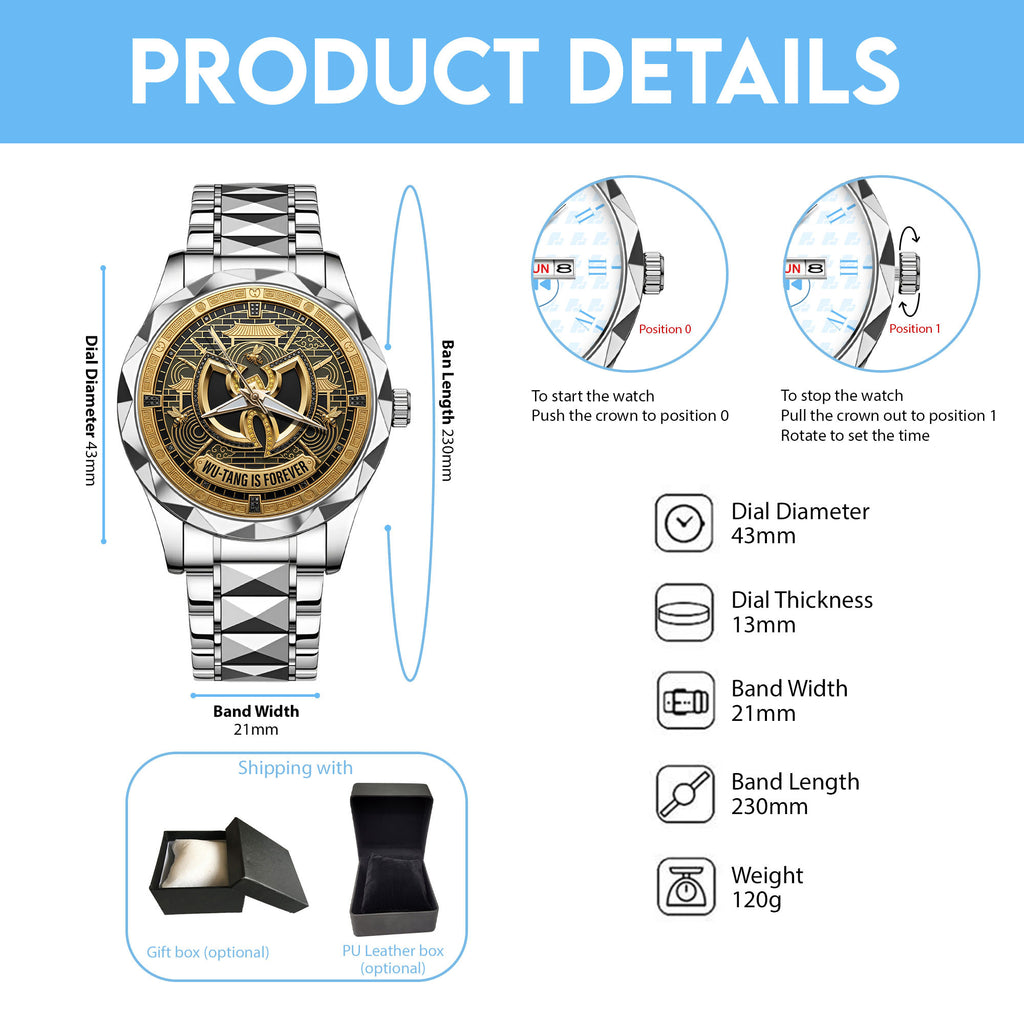 WTC Stainless Steel Watch DAT