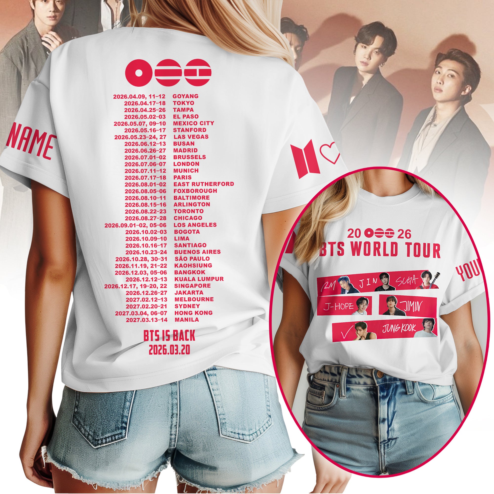 PREMIUM BTS 3D SHIRT TNSM