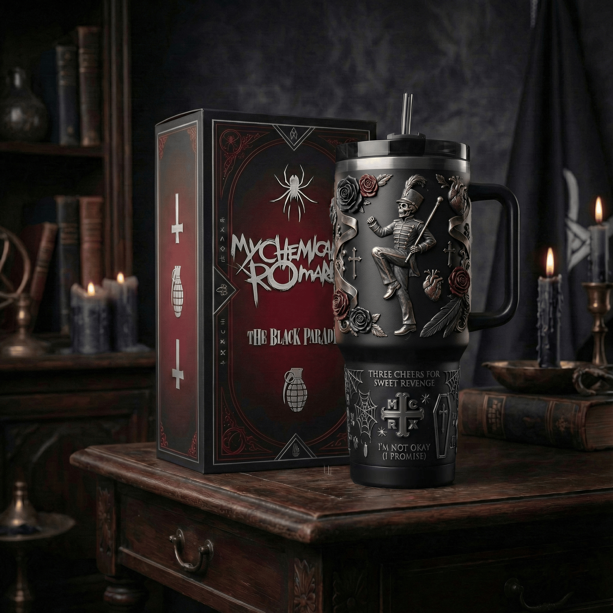 MCR 40oz Tumbler With Handle DAT