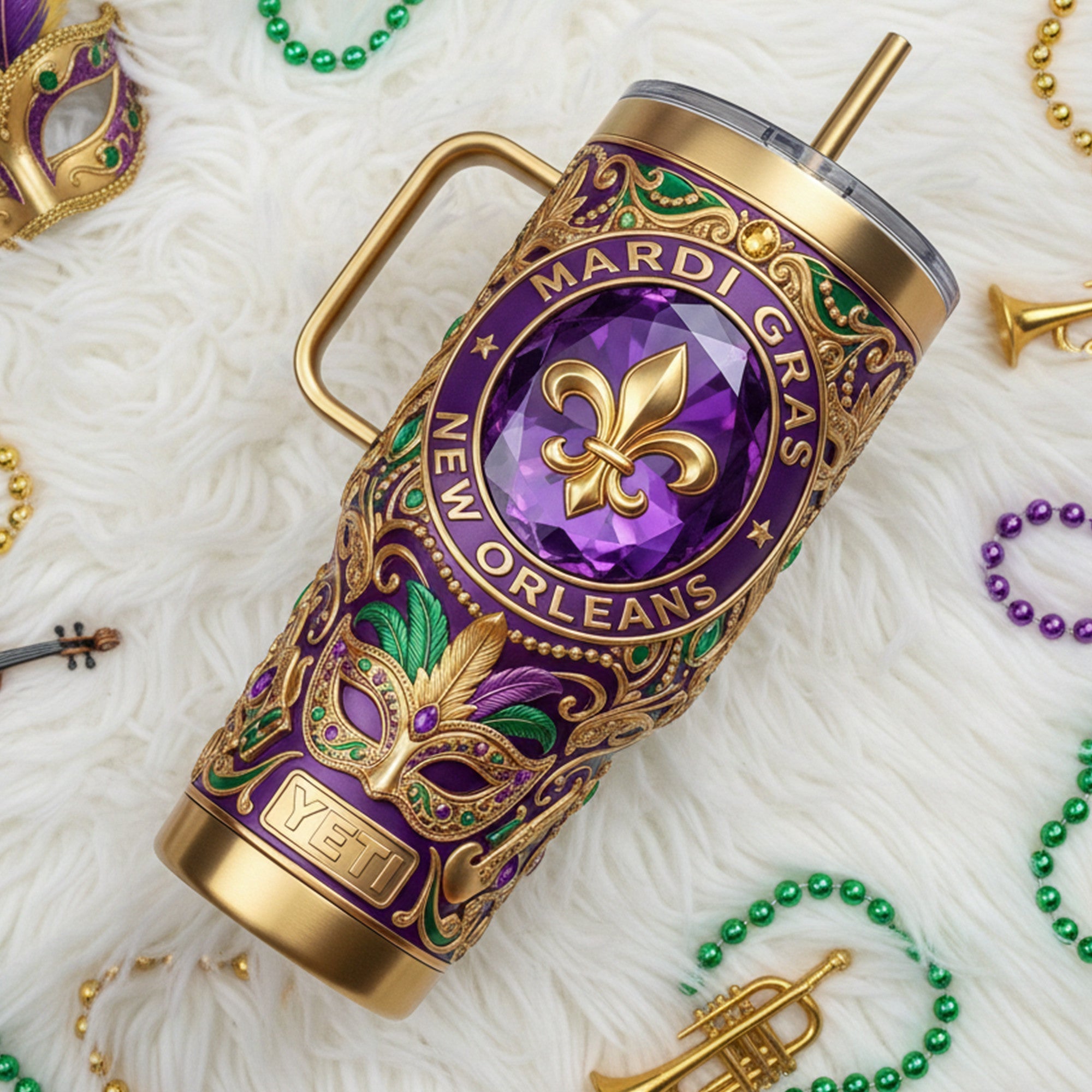 MDGS 40oz Tumbler With Handle LNTH