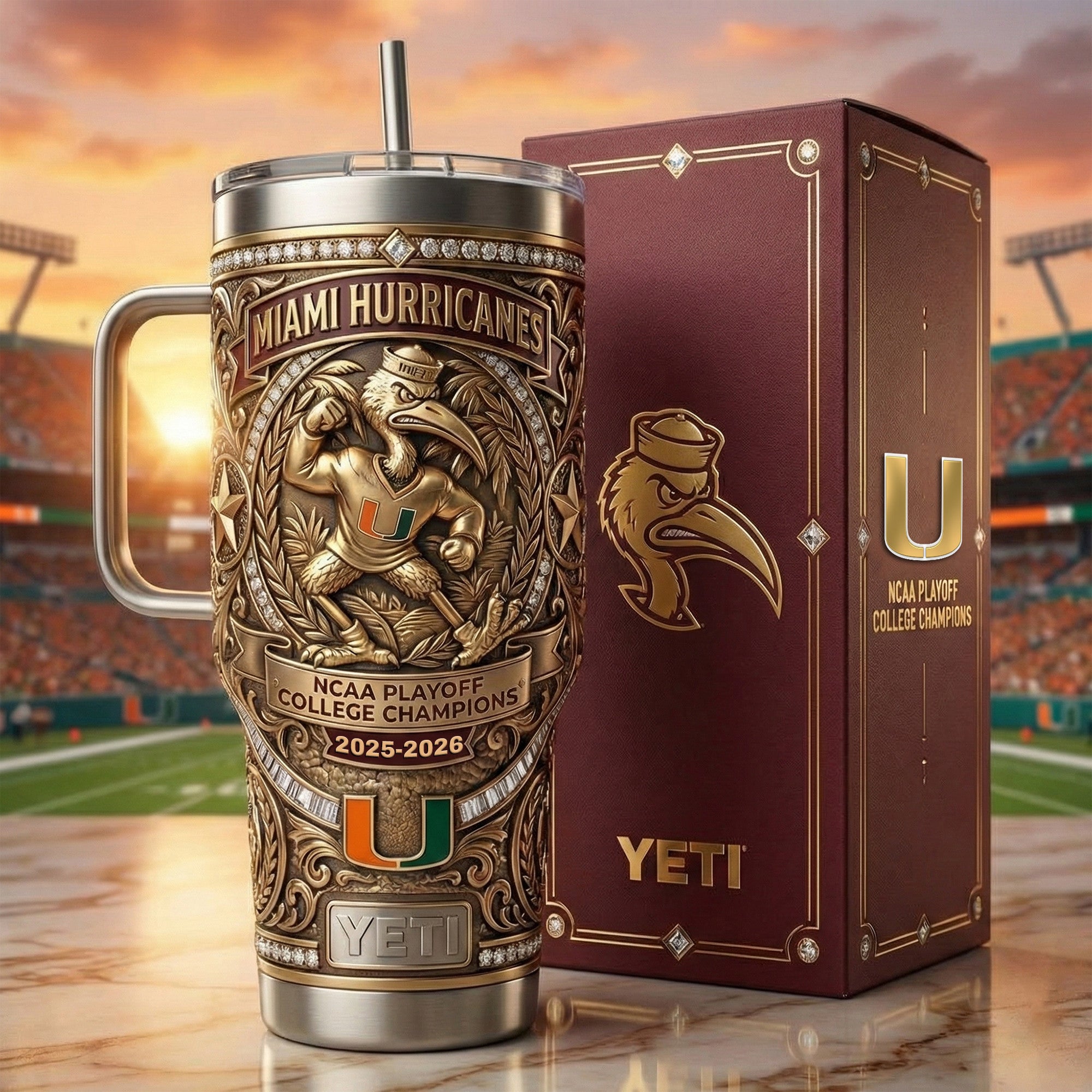 MHC 40oz Tumbler With Handle DAT