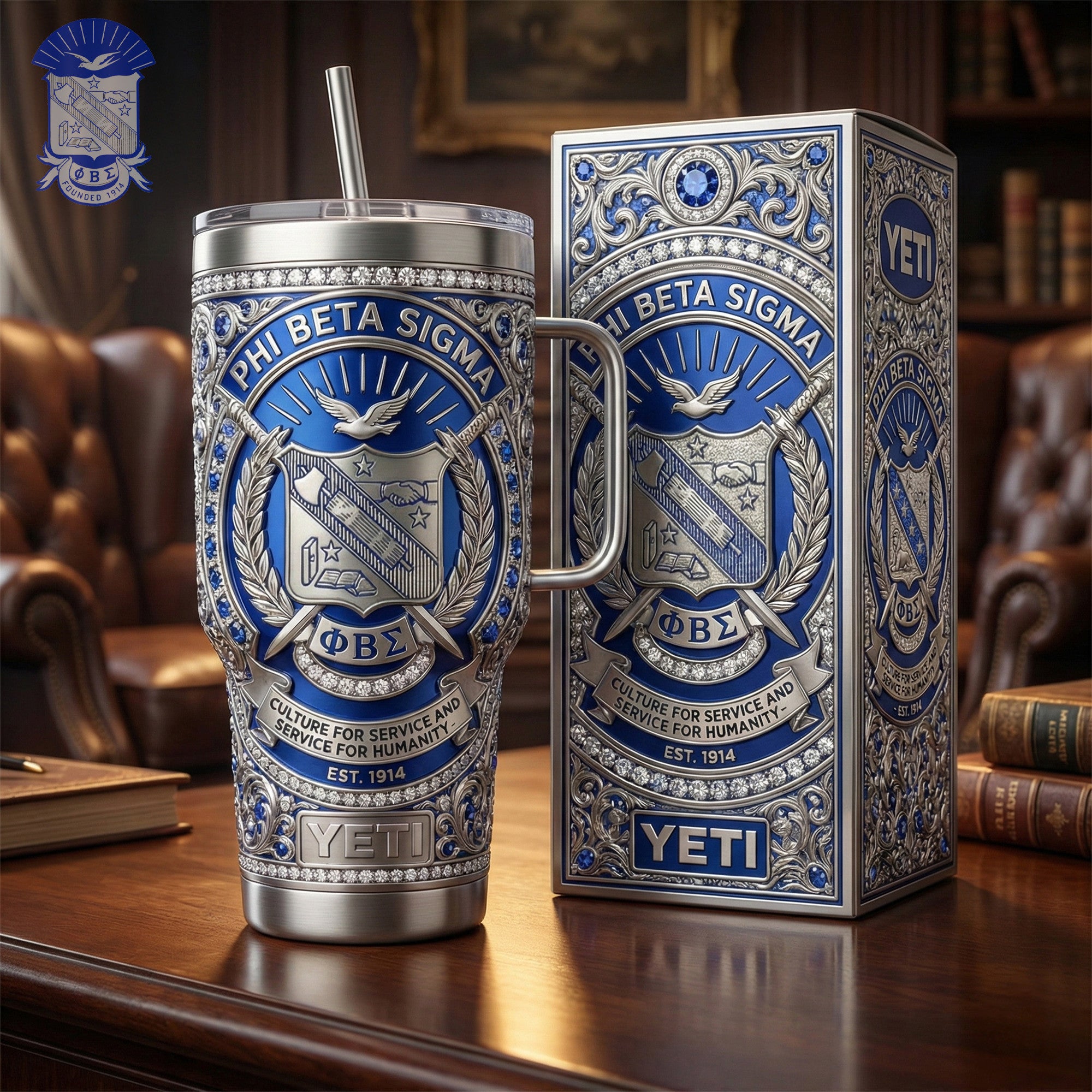 TDVN 40oz Tumbler With Handle LNTH