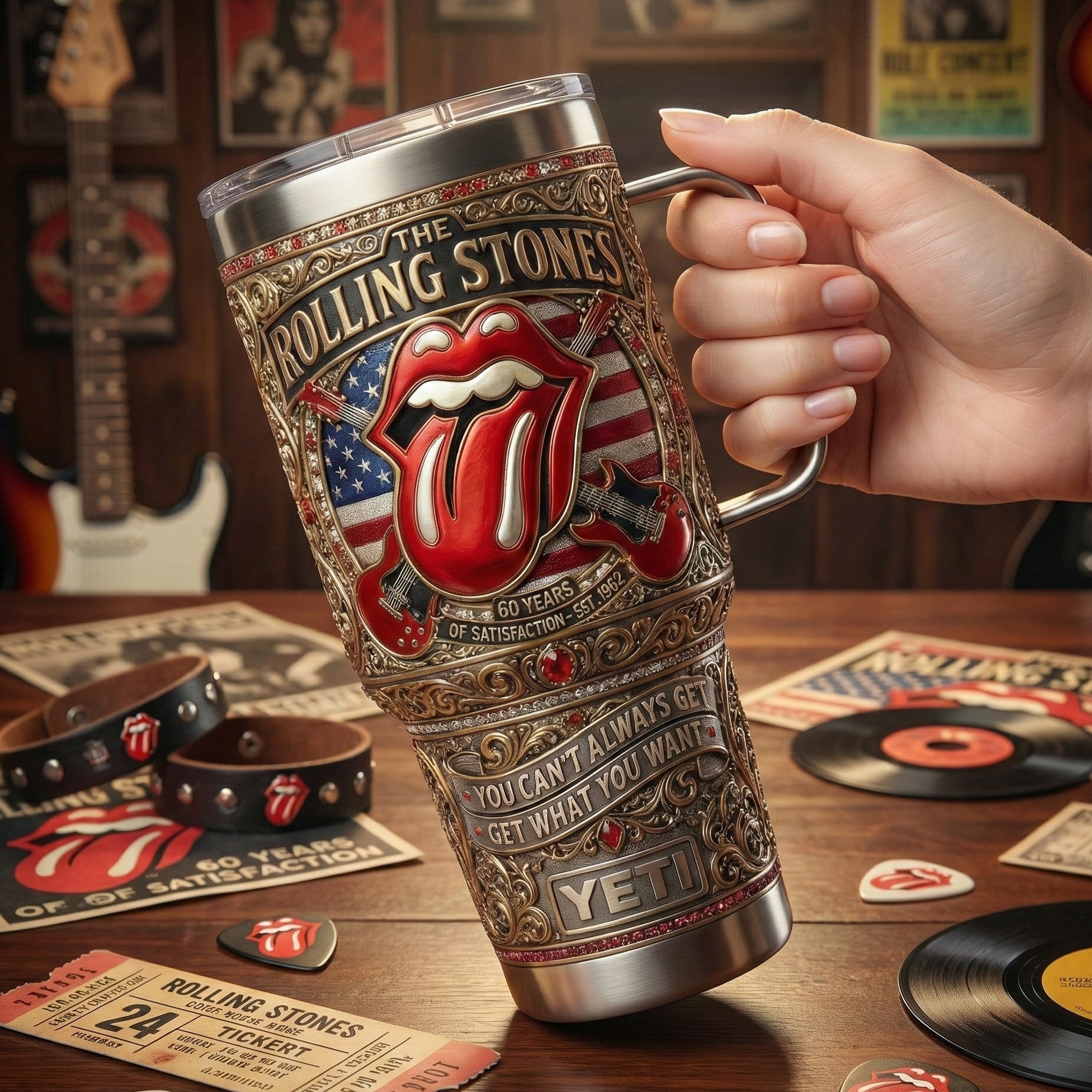 RLST 40oz Tumbler With Handle LNTH