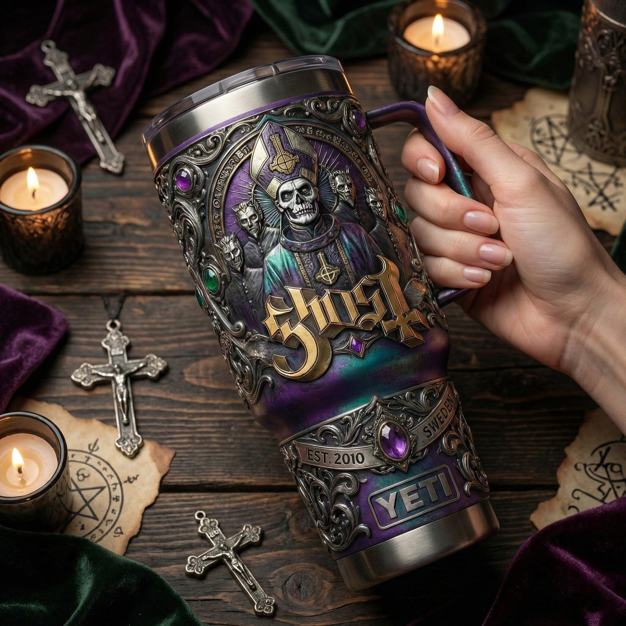 GHB 40oz Tumbler With Handle LNTH