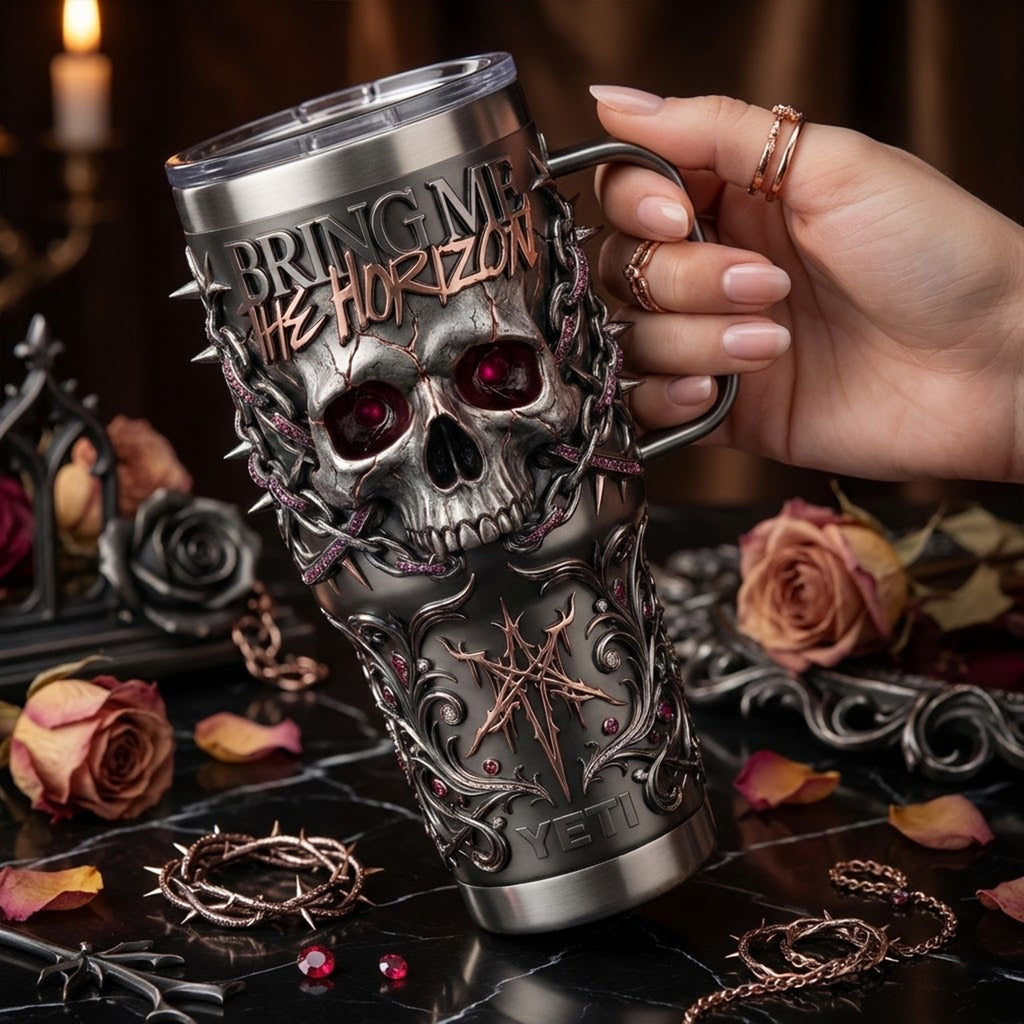 BMTH 40oz Tumbler With Handle TNSM