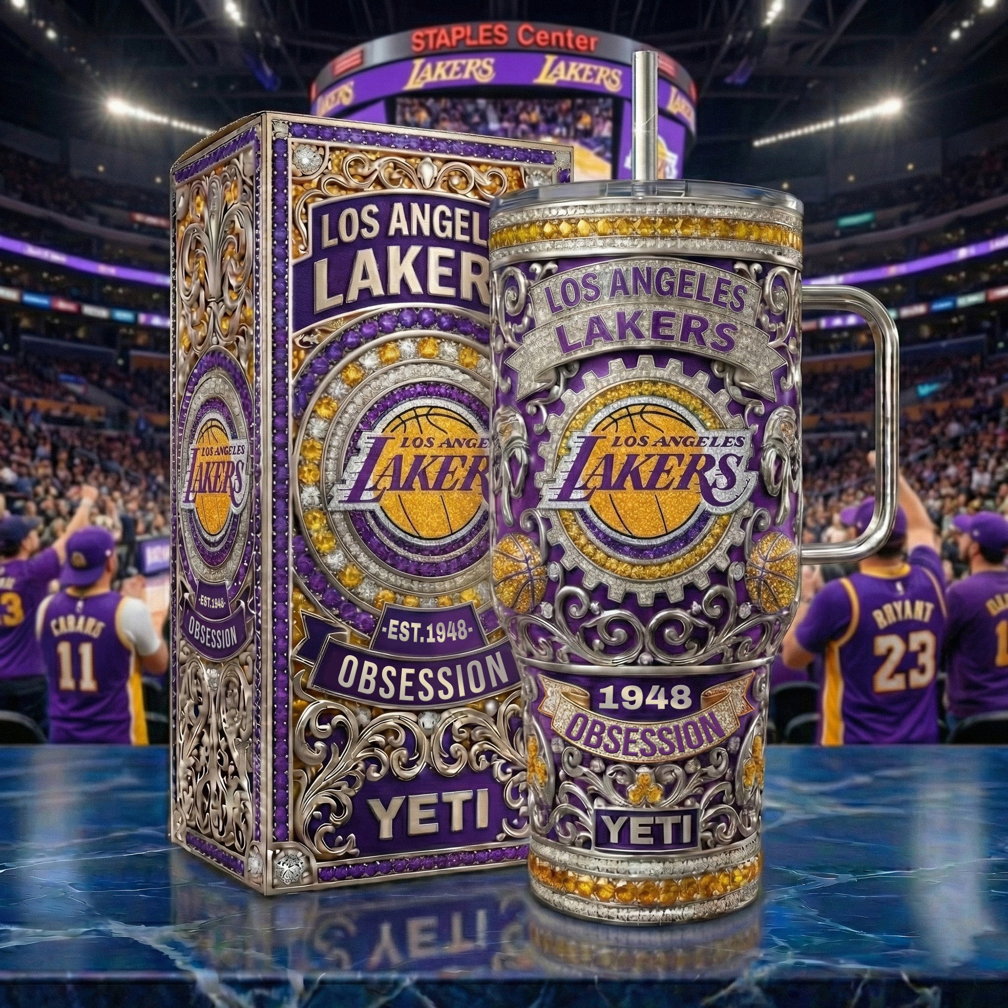 LAL 40oz Tumbler With Handle DAT