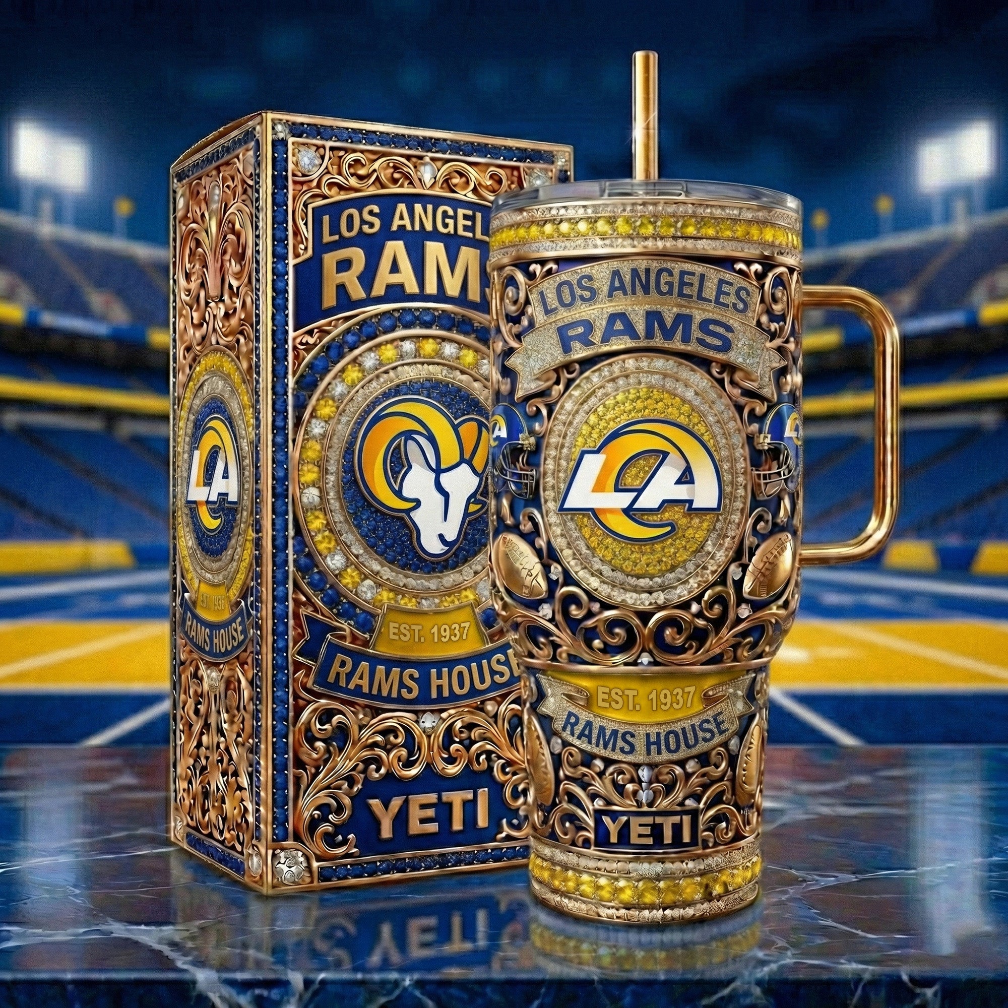 LAR 40oz Tumbler With Handle DAT