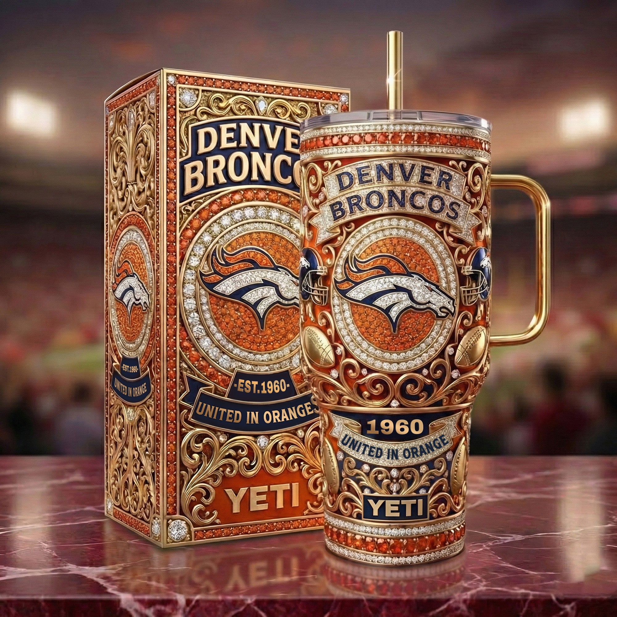 DVBC 40oz Tumbler With Handle DAT