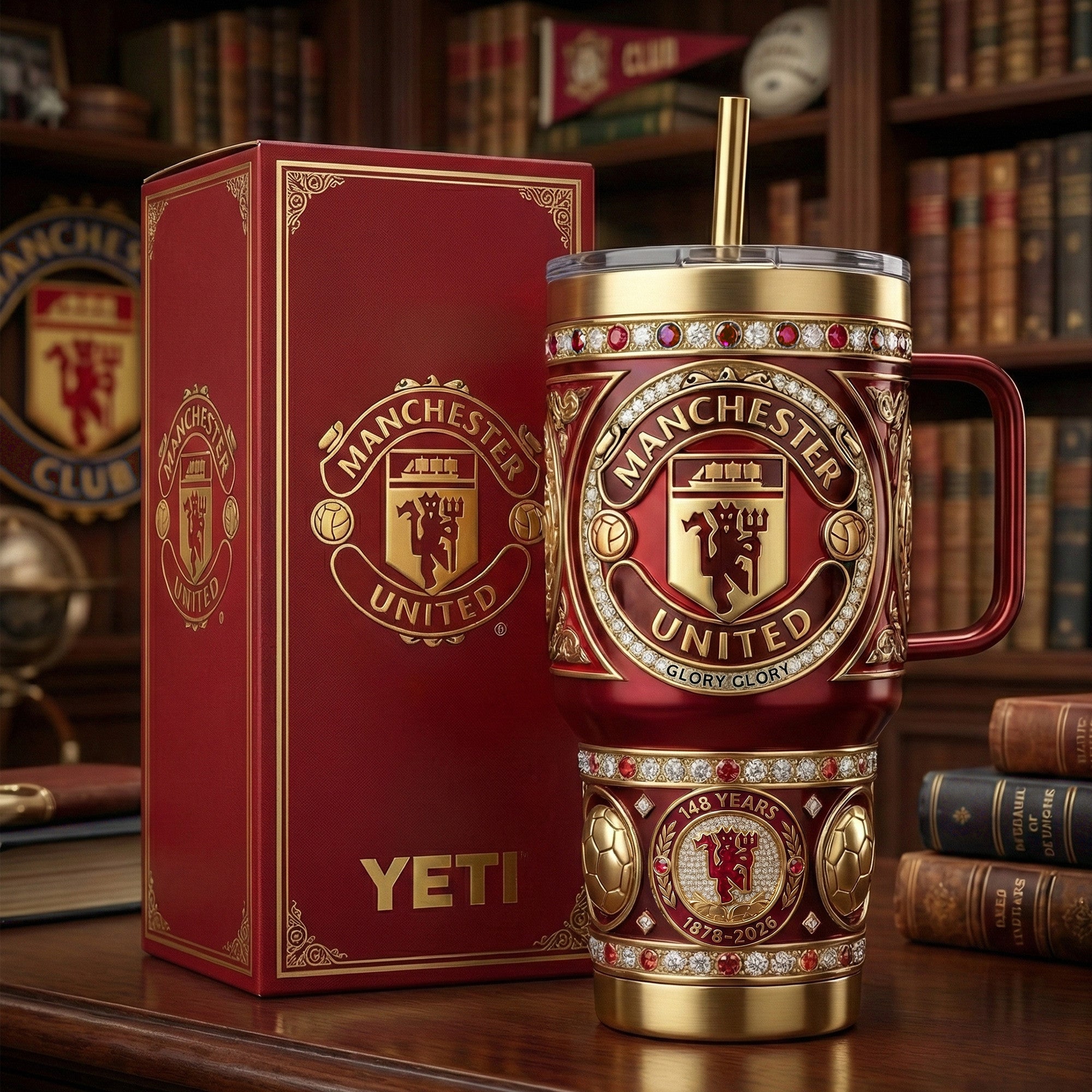MU 40oz Tumbler With Handle LNTH