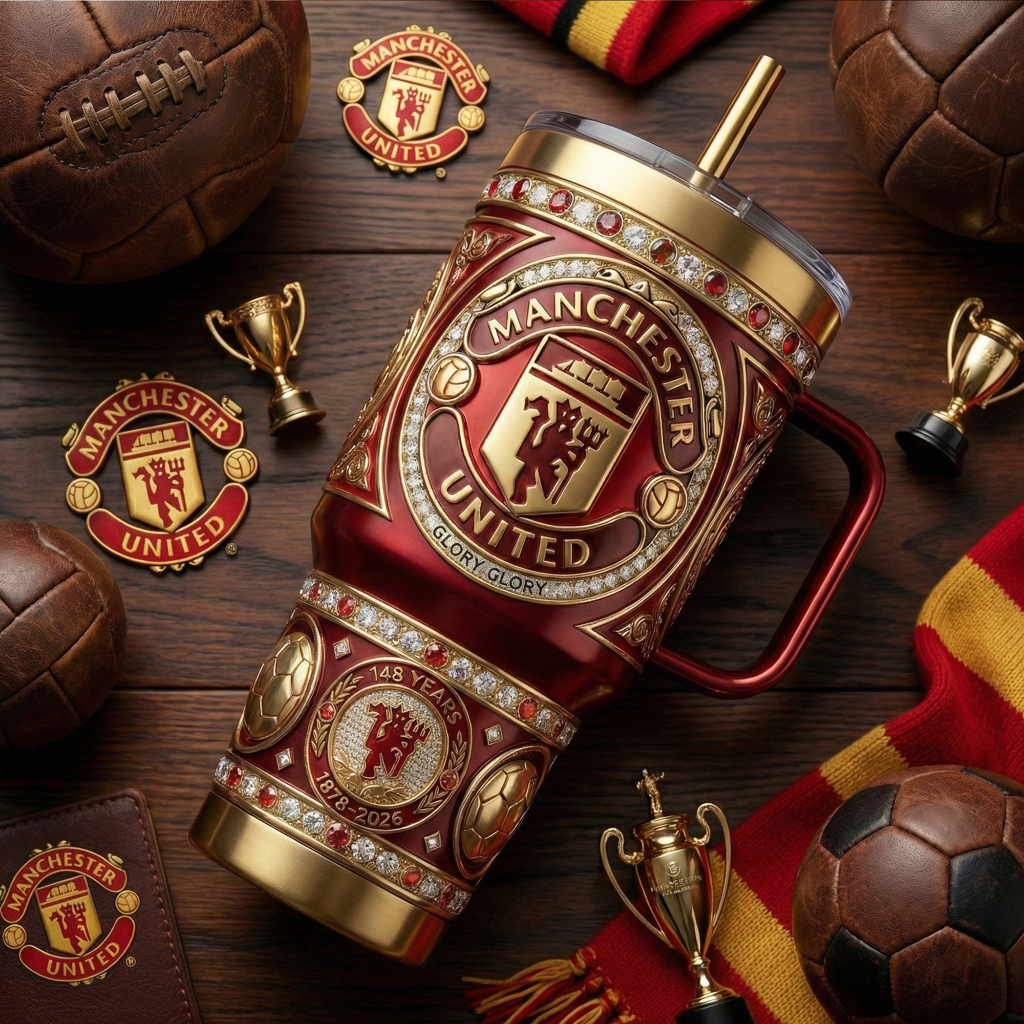 MU 40oz Tumbler With Handle LNTH