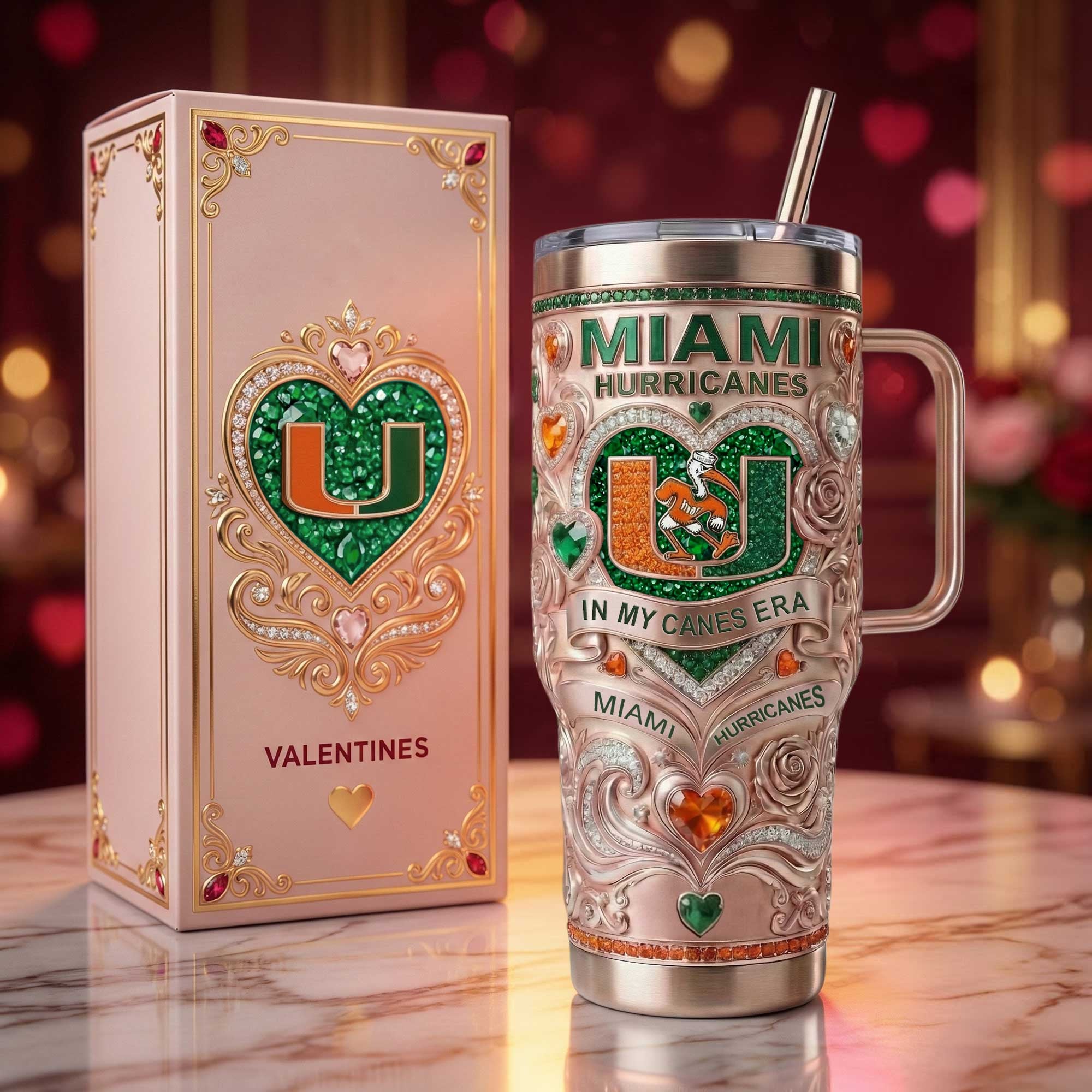 MHC 40oz Valentines Tumbler With Handle HTTT