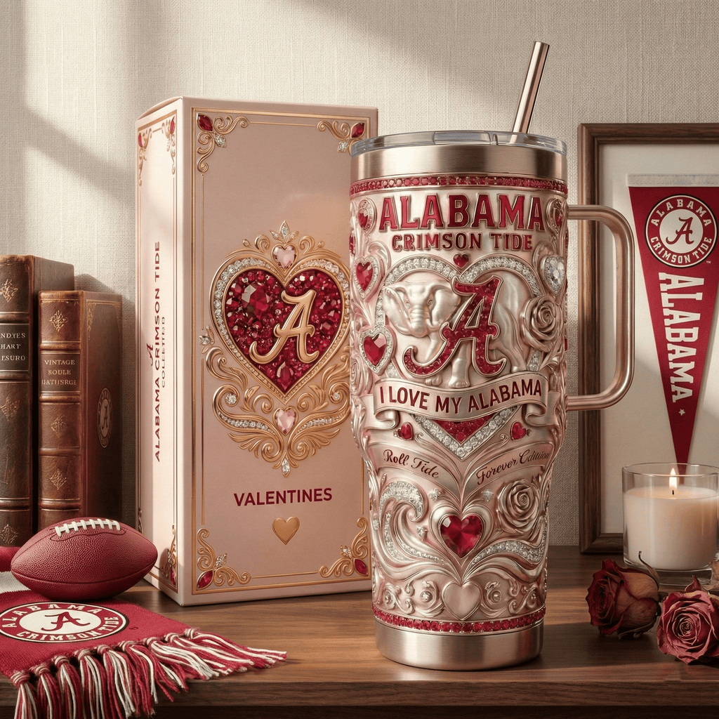 ACT 40oz Valentines Tumbler With Handle HTTT