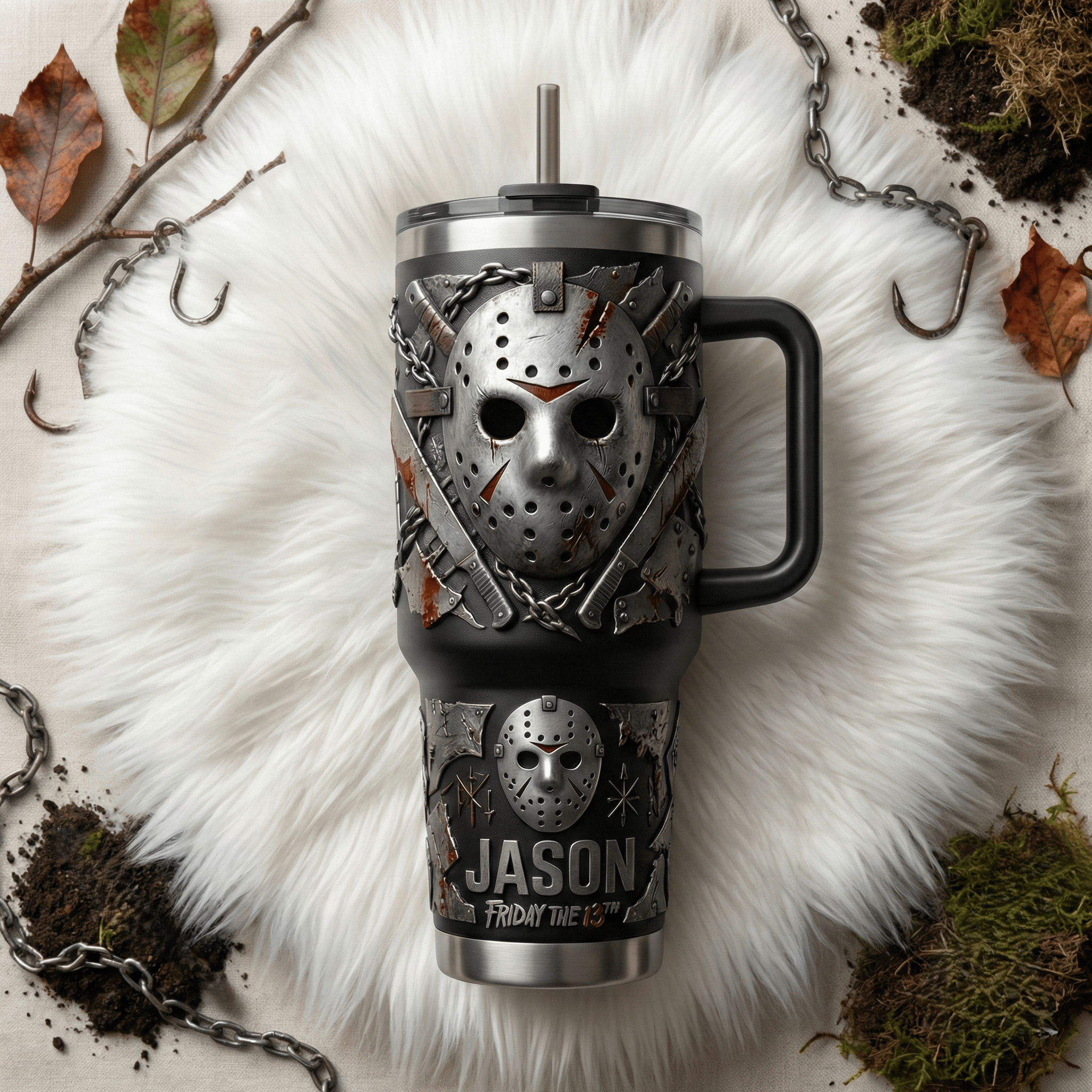 JVH 40oz Tumbler With Handle HTTT