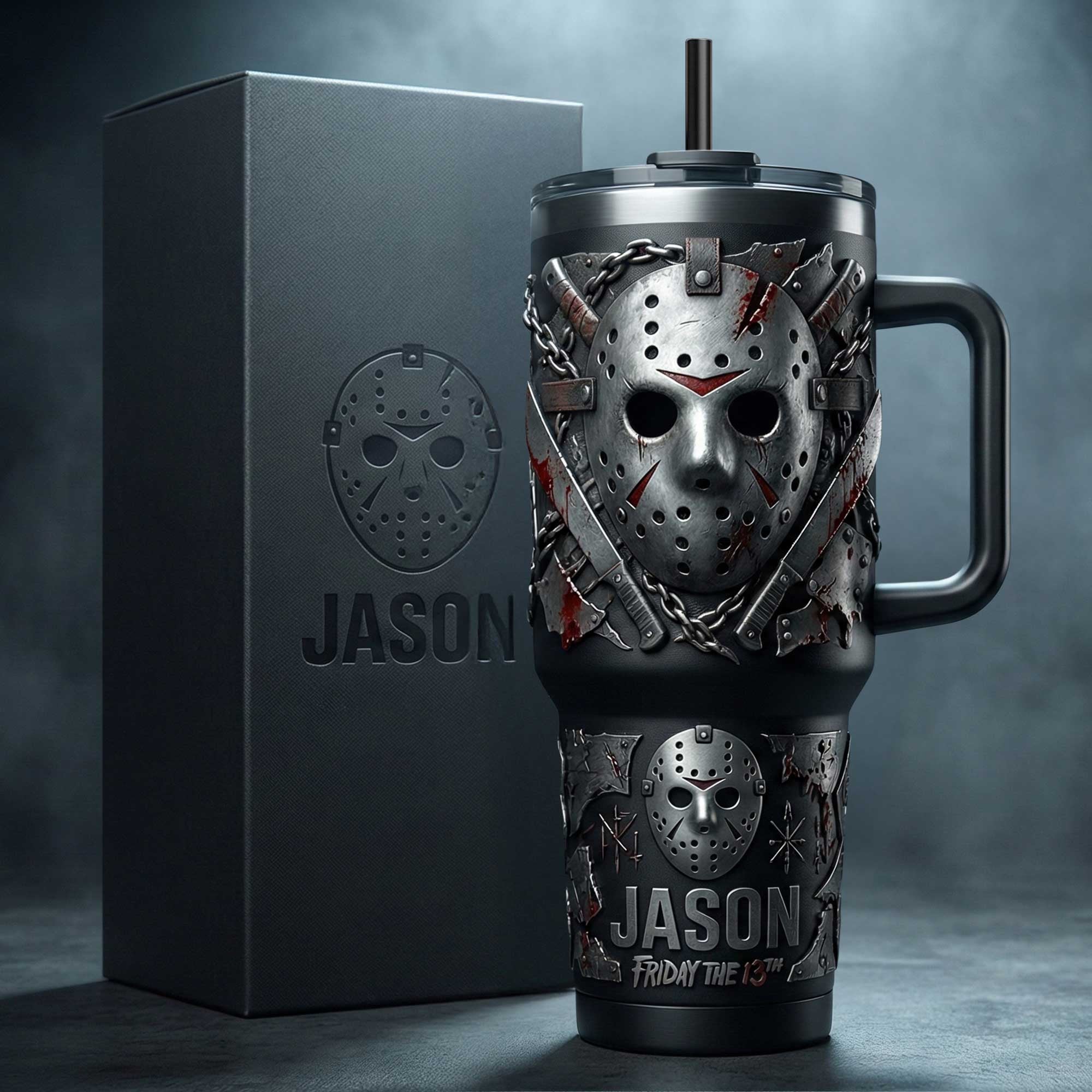 JVH 40oz Tumbler With Handle HTTT