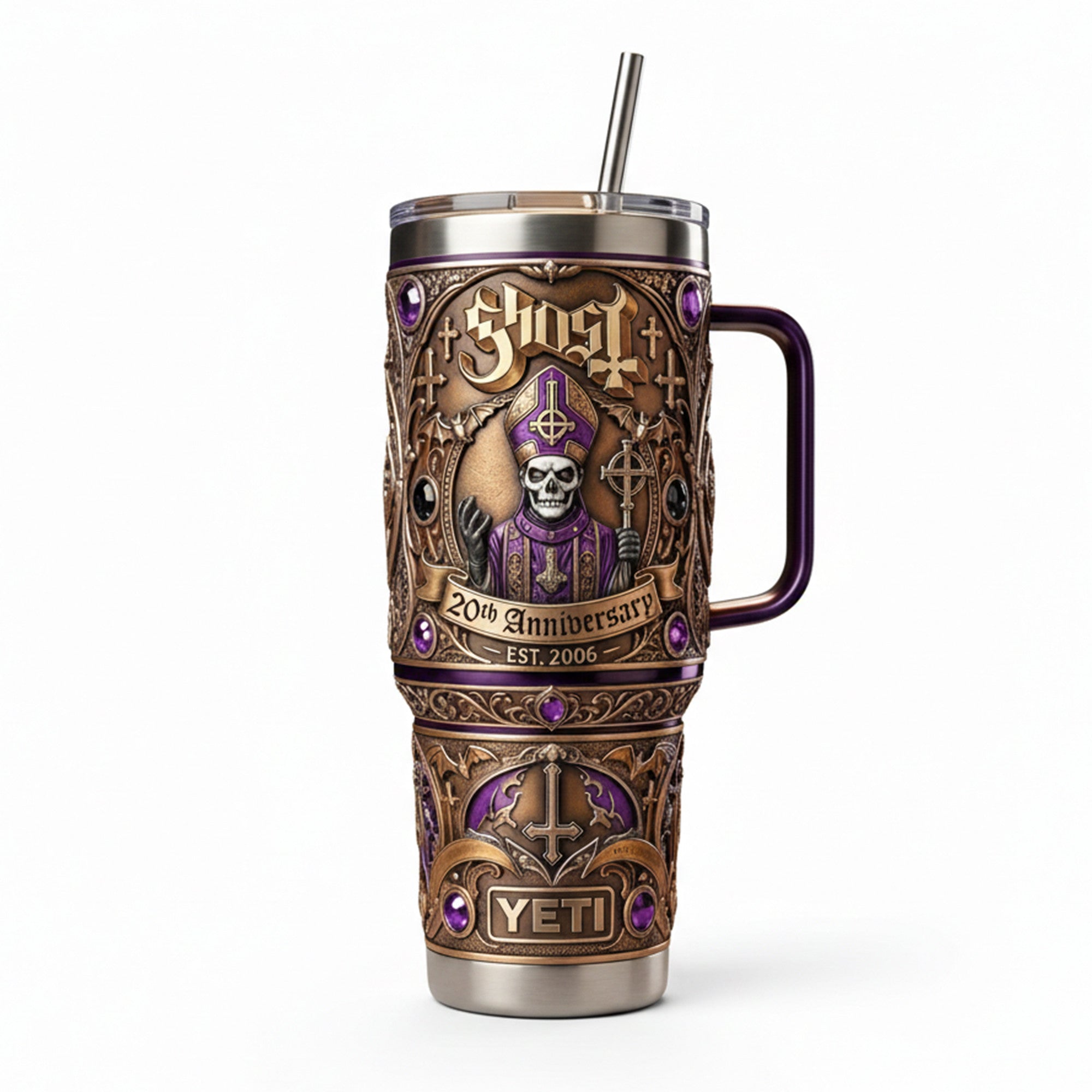 GHB 40oz Tumbler With Handle TNSM