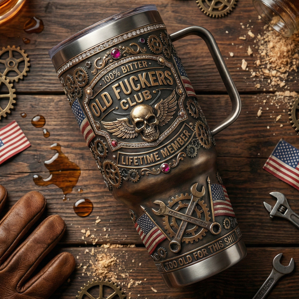 OFKC 40oz Tumbler With Handle LNTH