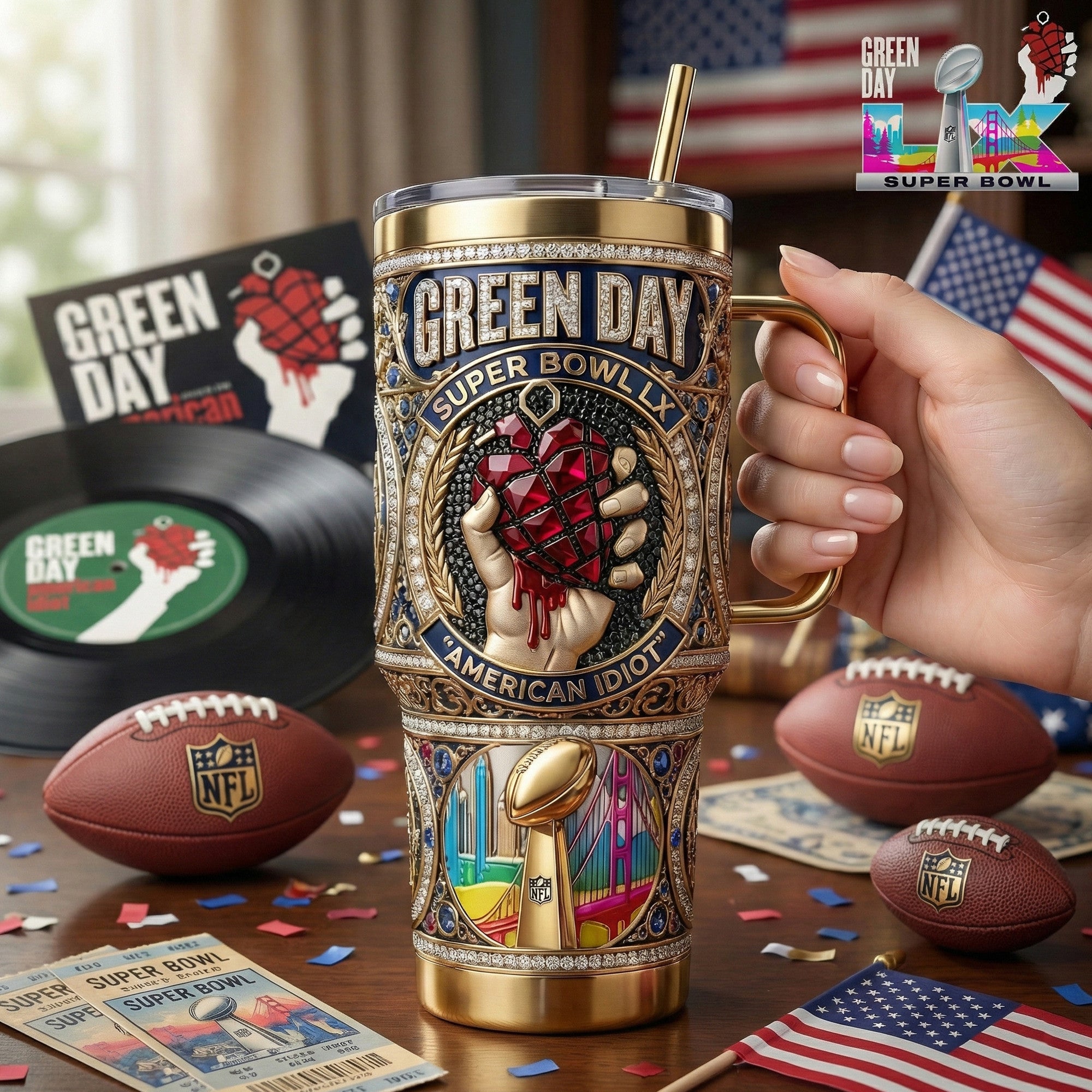 GRD 40oz Tumbler With Handle LNTH