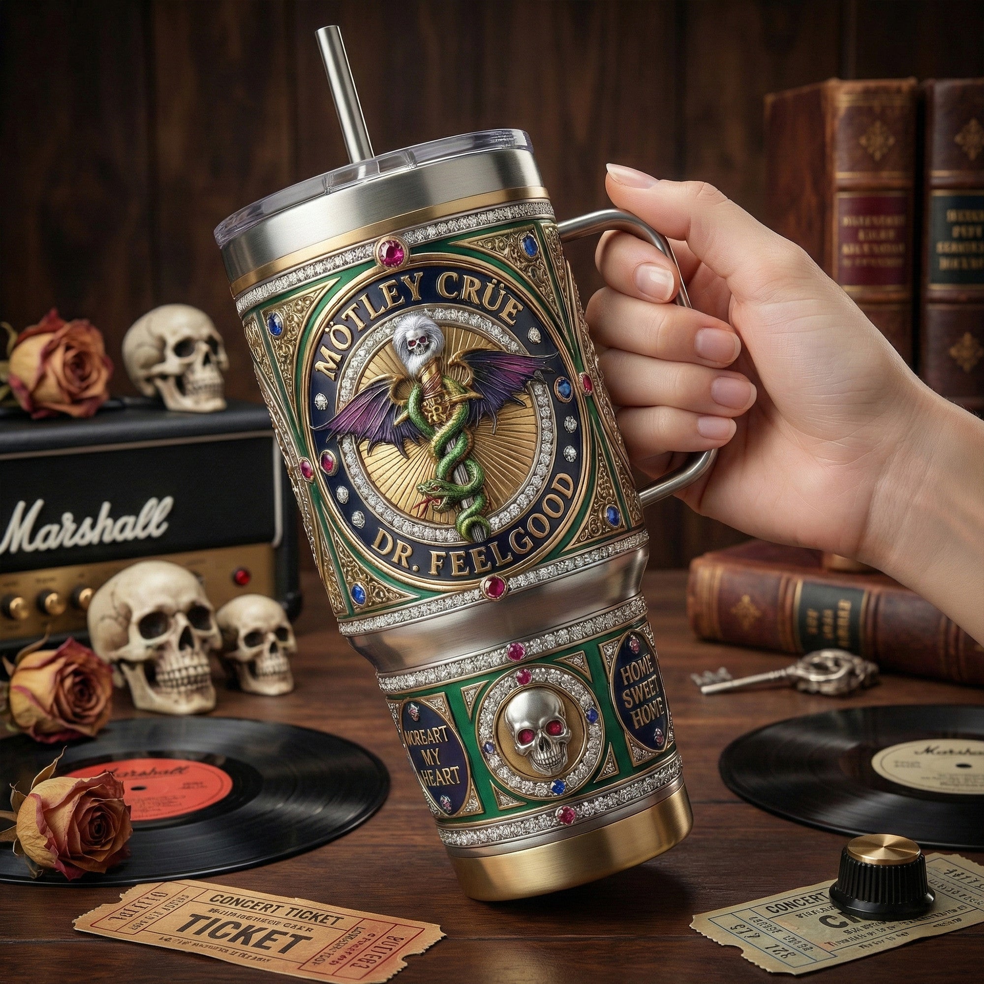 MLCR 40oz Tumbler With Handle LNTH